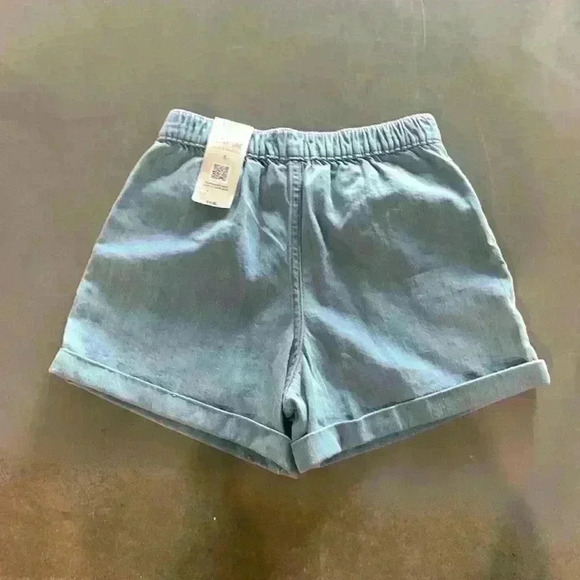 Signature by Levi Strauss Girl's Blue Aqua Explorer High Rise 3" Shorts Size 7 - Picture 8 of 10